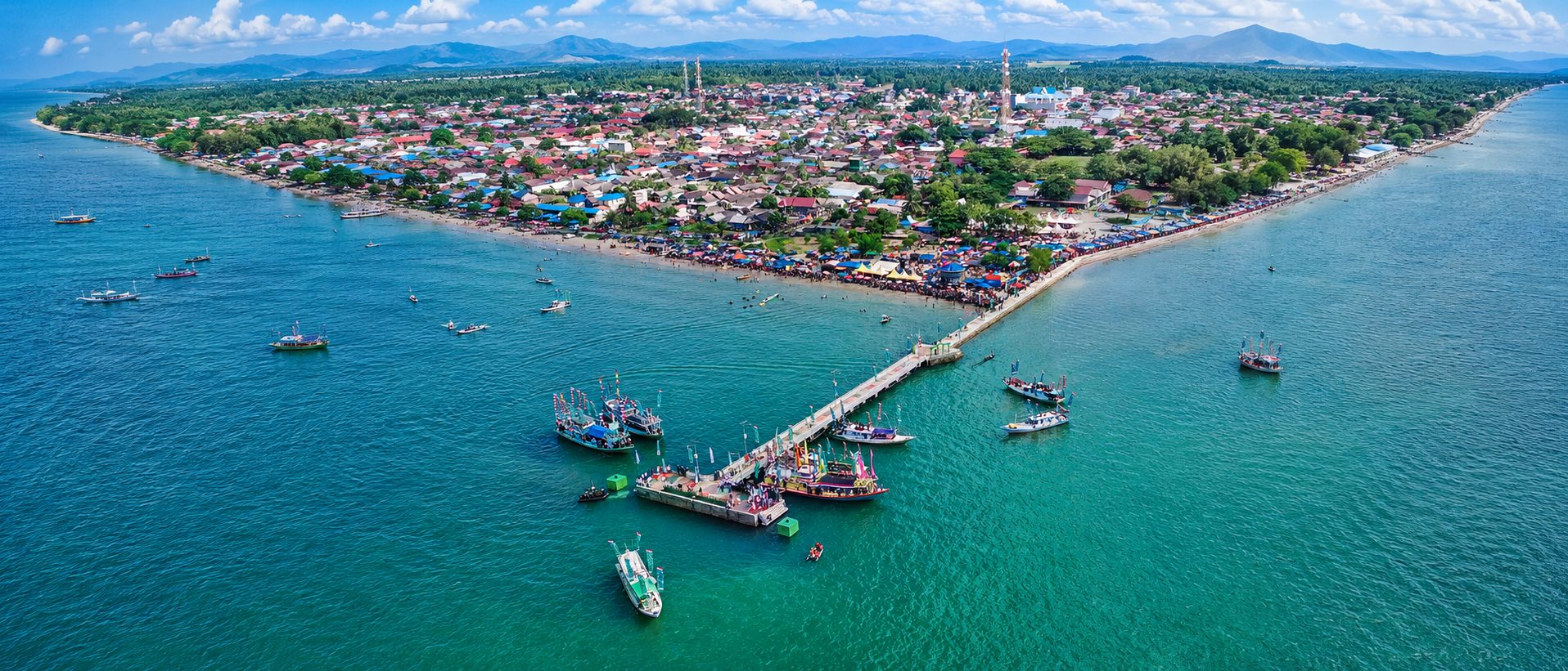 Suasana terbaru Pantai Pagatan di Kusan Hilir