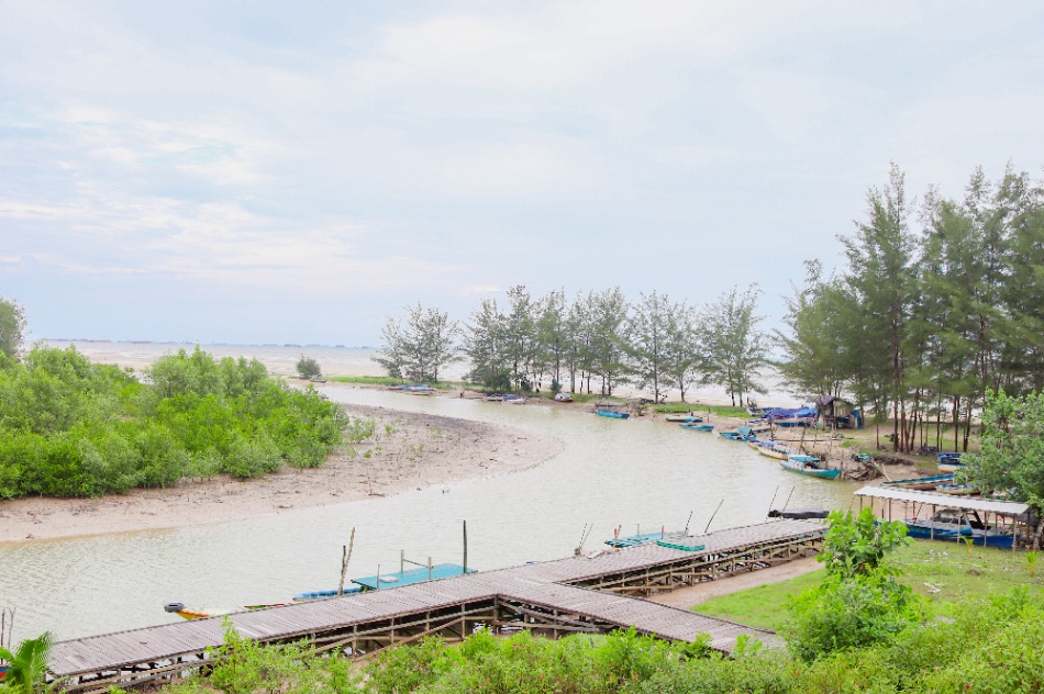 Pantai Angsana di Tanah Bumbu